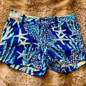 Blue Shorts - Starfish - Lilly Pulitzer Callahan